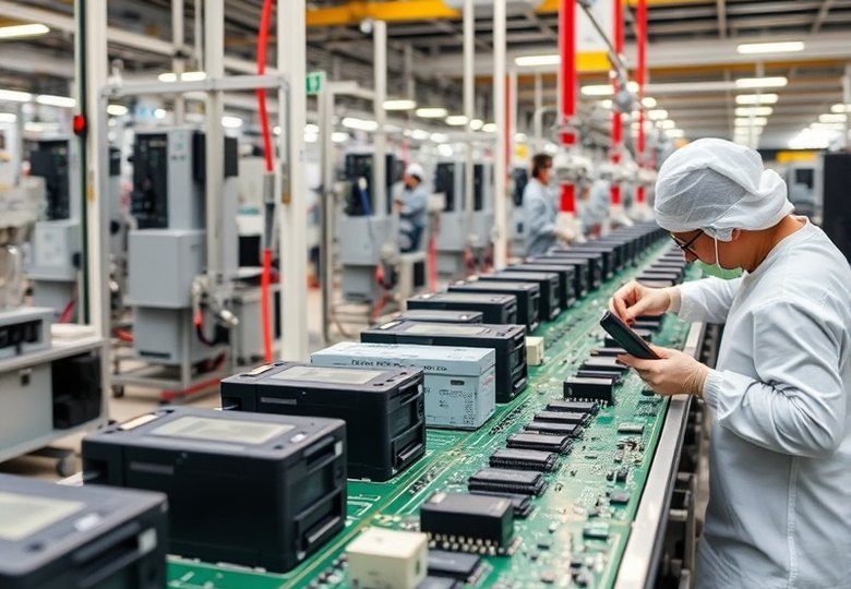Línea de producción de terminales de autoservicio
